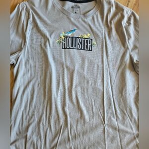Hollister Light Gray Crewneck Tee